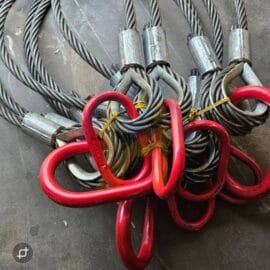 sling cáp thép 2 chân